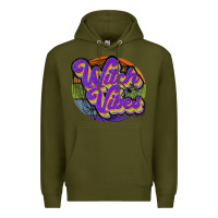 Army Green witch vibes Premium Hoodie - JahusDesignShop