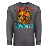 Charcoal Heather long live the cowboys Premium Sweatshirt - Zillion Design Studio