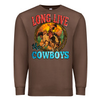 Chestnut long live the cowboys Premium Sweatshirt - Zillion Design Studio