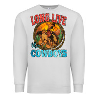 Dove Grey long live the cowboys Premium Sweatshirt - Zillion Design Studio