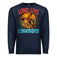 Navy long live the cowboys Premium Sweatshirt - Zillion Design Studio