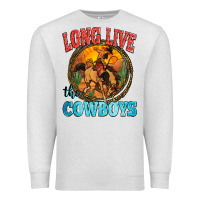 Oatmeal Heather long live the cowboys Premium Sweatshirt - Zillion Design Studio
