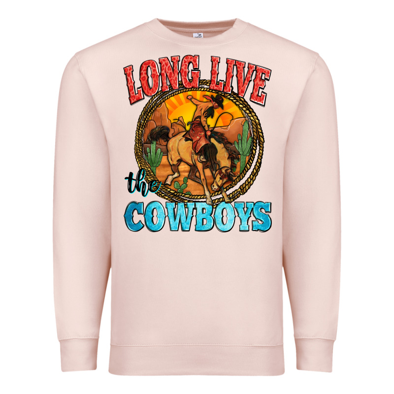 Long Live The Cowboys Premium Sweatshirt by Zillion Design Studio | Teevron