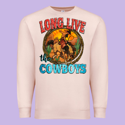 Long Live The Cowboys Premium Sweatshirt Designed By Zillion Design Studio