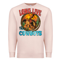 Pale Pink long live the cowboys Premium Sweatshirt - Zillion Design Studio