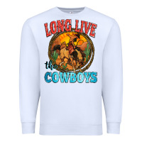 White long live the cowboys Premium Sweatshirt - Zillion Design Studio