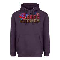 Plum this is god s country Heavyweight Hoodie - texasbilliewilder