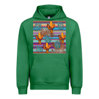 Emerald cactus gemstone seamless Urban Hoodie - AdoDesignShop