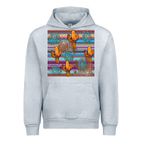 Heather Grey cactus gemstone seamless Urban Hoodie - AdoDesignShop