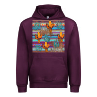 Mauve Wine cactus gemstone seamless Urban Hoodie - AdoDesignShop