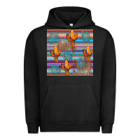 Pigment Black cactus gemstone seamless Urban Hoodie - AdoDesignShop