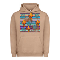 Pigment Burro cactus gemstone seamless Urban Hoodie - AdoDesignShop