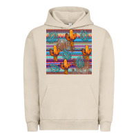Pigment French Oak cactus gemstone seamless Urban Hoodie - AdoDesignShop