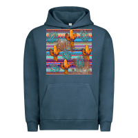 Pigment Midnight Navy cactus gemstone seamless Urban Hoodie - AdoDesignShop