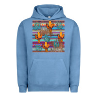 Pigment Pebble Blue cactus gemstone seamless Urban Hoodie - AdoDesignShop