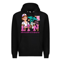 Black lpn licensed practical nurse Premium Hoodie - AdoDesignShop