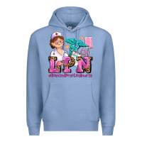 Colony Blue lpn licensed practical nurse Premium Hoodie - AdoDesignShop