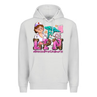Dove Grey lpn licensed practical nurse Premium Hoodie - AdoDesignShop