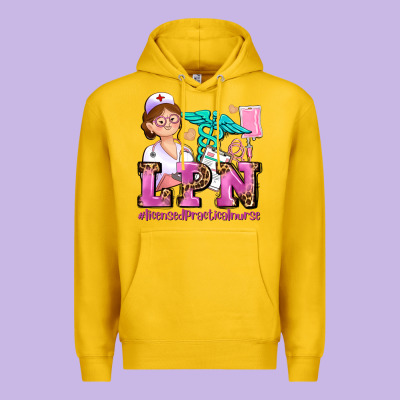 Lpn Licensed Practical Nurse Premium Hoodie Designed By Adodesignshop