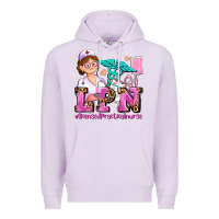 Lilac lpn licensed practical nurse Premium Hoodie - AdoDesignShop