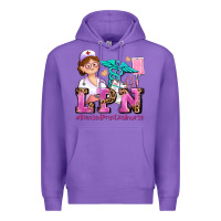 Purple lpn licensed practical nurse Premium Hoodie - AdoDesignShop