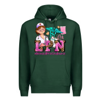 Sports Green lpn licensed practical nurse Premium Hoodie - AdoDesignShop