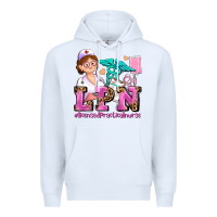 White lpn licensed practical nurse Premium Hoodie - AdoDesignShop