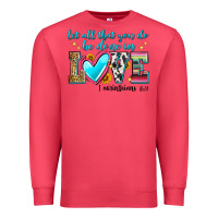 Cardinal let all that you do be done in love Premium Sweatshirt - Zillion Design Studio