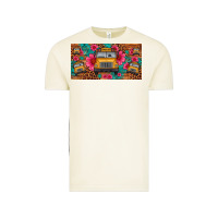 Vintage Arctic school bus leopard gemstone license plate Vintage Tee - Artiststas
