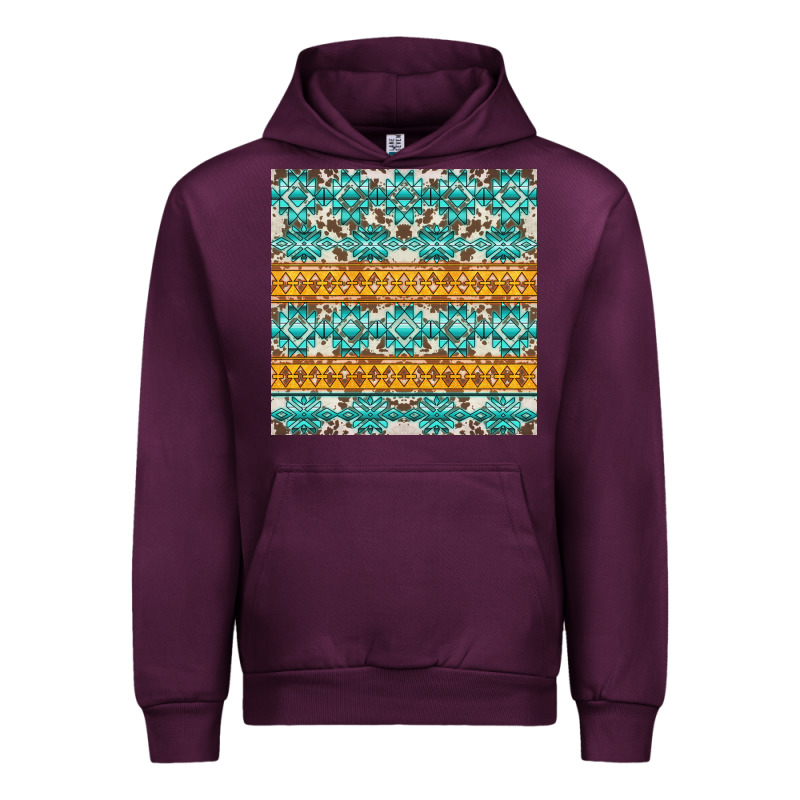 Aztec Cowhide Seamless Urban Hoodie by AdoDesignShop | Teevron