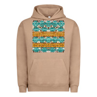 Pigment Burro aztec cowhide seamless Urban Hoodie - AdoDesignShop