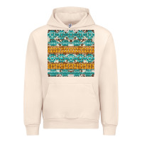 Sandshell aztec cowhide seamless Urban Hoodie - AdoDesignShop