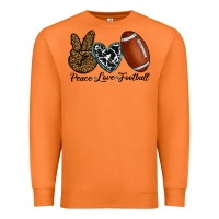 Carrot peace love football Premium Sweatshirt - RanaPortraitStore