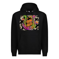 Black halloween horseshoe Premium Hoodie - JahusDesignShop