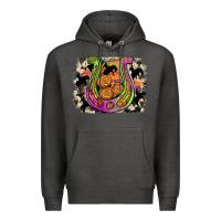 Charcoal Heather halloween horseshoe Premium Hoodie - JahusDesignShop