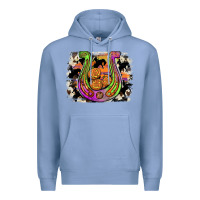Colony Blue halloween horseshoe Premium Hoodie - JahusDesignShop