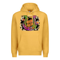 Mustard halloween horseshoe Premium Hoodie - JahusDesignShop