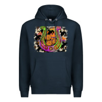 Navy halloween horseshoe Premium Hoodie - JahusDesignShop