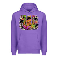 Purple halloween horseshoe Premium Hoodie - JahusDesignShop