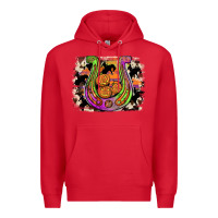 Red halloween horseshoe Premium Hoodie - JahusDesignShop