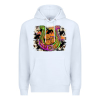 White halloween horseshoe Premium Hoodie - JahusDesignShop