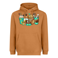 Meerkat french bulldog coffee cups Heavyweight Hoodie - Zillion Design Studio