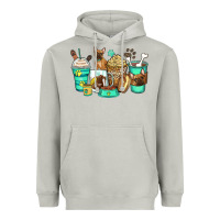 Moon Dust french bulldog coffee cups Heavyweight Hoodie - Zillion Design Studio
