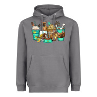 Storm french bulldog coffee cups Heavyweight Hoodie - Zillion Design Studio