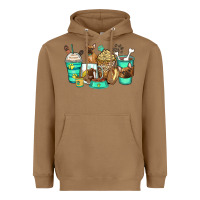Toasted Coconut french bulldog coffee cups Heavyweight Hoodie - Zillion Design Studio