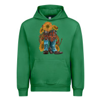 Emerald western boots with sunflowers Urban Hoodie - Artiststas