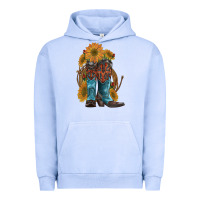 Pigment Grape Ice western boots with sunflowers Urban Hoodie - Artiststas