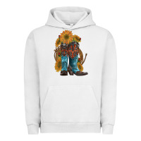 Pigment Lunar Rock western boots with sunflowers Urban Hoodie - Artiststas