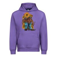 Tulip western boots with sunflowers Urban Hoodie - Artiststas