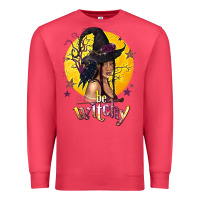 Cardinal Be Witchy Black Witch Premium Sweatshirt - texasbilliewilder